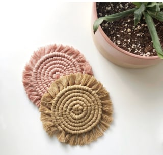 MerakiHandmadeDecor Custom Set of 2 Coasters