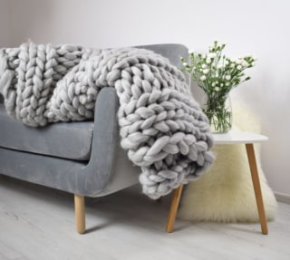 PinkUnicornStudio Chunky Knit Blanket