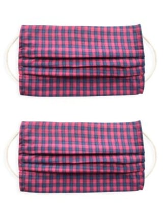 Rails 2-Pack Checkered Face Mask Set