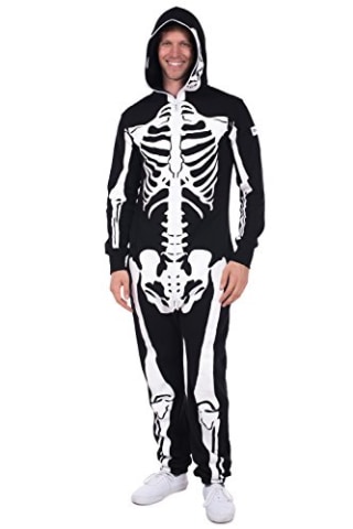Tipsy Elves' Men's Skeleton Jumpsuit