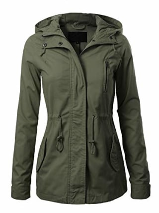 Design by Olivia Military Anorak Safari Hoodie Jacket