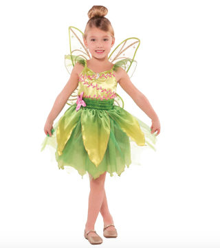 Party City Girls Classic Tinker Bell Costume