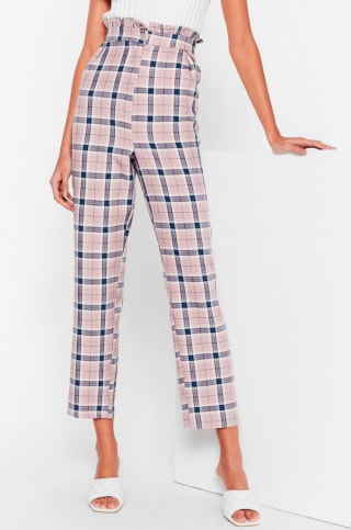 Nastygal Paperbag Tapered Pants