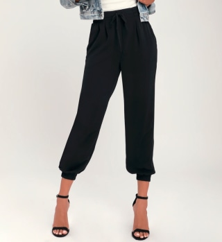 Lulu’s Black Jogger Pants