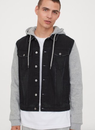 H&M Hooded Denim Jacket