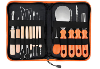 Elmchee Halloween Pumpkin Carving Tool Set