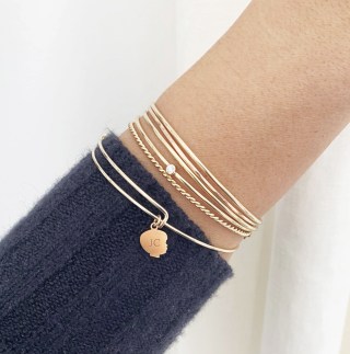 Silhouette Charm Expandable Bangle