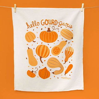 Kitchen Towel, Pumpkins and Gourds