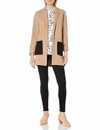 NIC+ZOE Women's Pocket Blazer, Copper Mix, Large