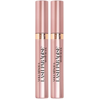 L'Oreal Paris Voluminous Makeup Lash Paradise Mascara, Voluptuous Volume, Intense Length, Feathery Soft Full Lashes, No Flaking, No Smudging, No Clumping, Mystic Black, 0.25 Fl Oz (Pack of 2)