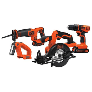Black + Decker Cordless Drill Combo Kit