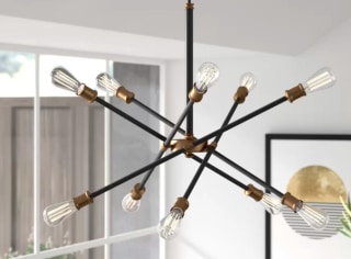 Everett 10 - Light Unique Modern Linear Chandelier