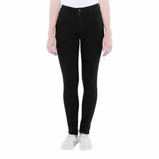 American Apparel Women's Pencil Jean, black, 24W/30