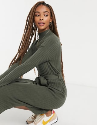 Asos Tie-Waist Midi Dress