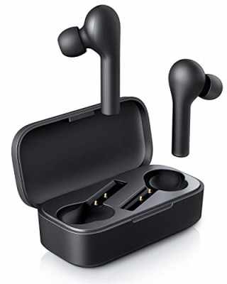 AUKEY True Wireless Earbuds, Bluetooth 5 Headphones in Ear with Charging Case, Hands-Free Headset with Noise Cancellation Mic, Touch Control, 35 Hours Playback for iPhone and Android