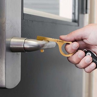 KeySmart CleanKey Brass Hand Tool