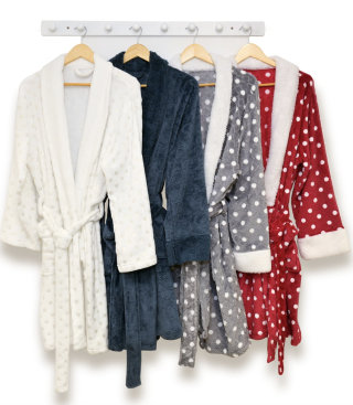 Martha Stewart Plush Bath Robe