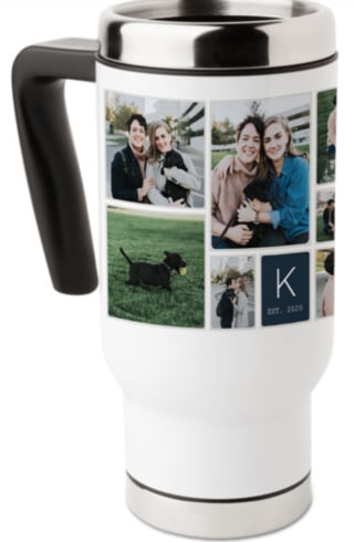 Pictogram Travel Mug With Handle