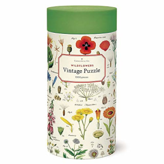 Cavallini &amp; Co Wildflowers 1,000 Piece Jigsaw Puzzle