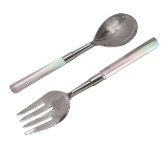 American Atelier Glitter Salad Serving Set
