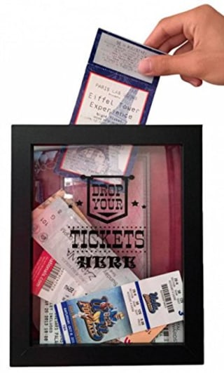 Ticket Shadow Box