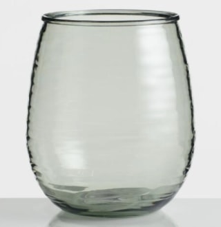 World Market Textured Acrylic Stemless Wine Glasses