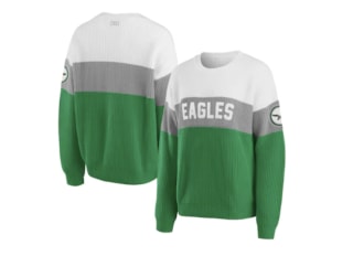 WEAR By Erin Andrews Philadelphia Eagles Colorblock Sweater