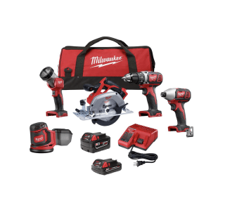 Milwaukee Lithium-Ion Cordless 5-Piece Tool Combo Kit