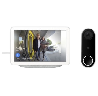Google Nest Hello Doorbell with Nest Hub Chalk