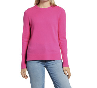 Halogen Crewneck Cashmere Sweater