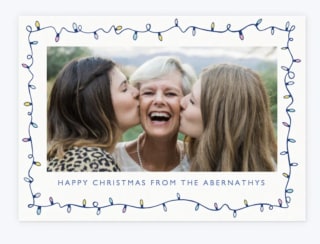 Christmas Tree Lights Card (10 Cards)