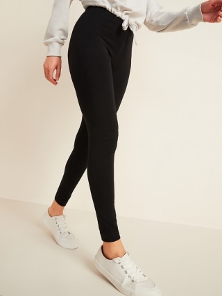 High-Waisted Jersey Leggings