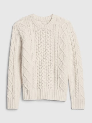 Kids Cable Knit Sweater