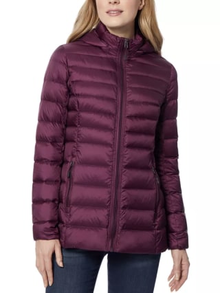 32 Degrees Packable Hooded Down Puffer Coat