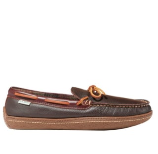 Men's Handsewn Flannel-Lined Slippers