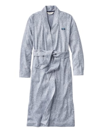 Women's Lightweight Sweater Fleece Wrap Robe