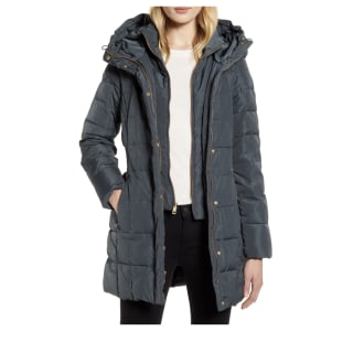 Cole Haan Hooded Down & Feather Jacket