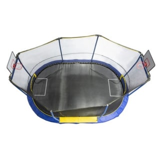 JumpKing 15' Trampoline with Basketball Nets