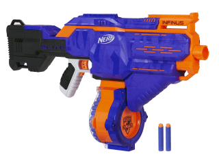 Nerf N-strike Elite Infinus with Speed-Load Tech, 30 Nerf Darts