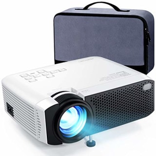 Mini Projector, APEMAN 5000L Brightness 180" Display Projector [Carry Case Included], Support 1080P, 45,000 Hours LED Life, Compatible with TV Stick, TV Box, PS4, HDMI, VGA, TF, AV, USB for Home Movie
