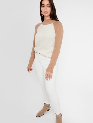 Chunky Color-Block Sweater