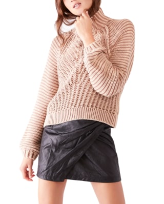 Free People Sweetheart Mock Neck Sweater