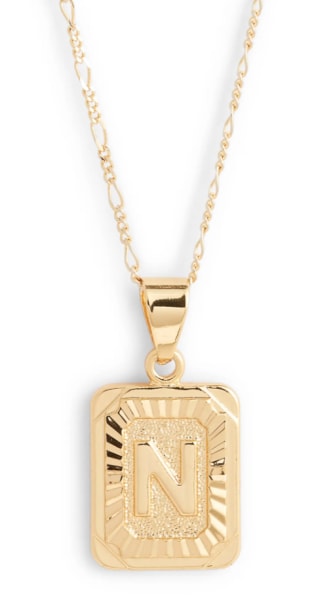 Bracha Initial Pendant Necklace