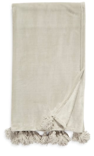 Nordstrom Bliss Plush Tassel Throw