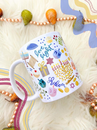 SimondsCreativeCo Hanukkah Mug