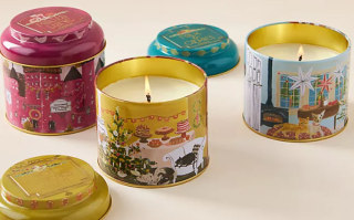 Holiday Tin Candle