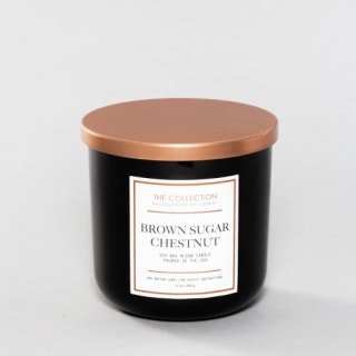 12oz Glass Jar 2-Wick Candle Brown Sugar Chestnut - The Collection By Chesapeake Bay Candle