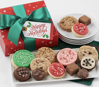 Cheryl's Happy Holidays Assorted Treats Gift Box
