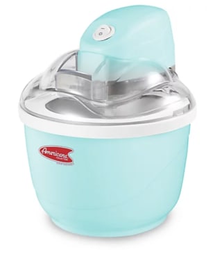 Americana 1-Qt Electric Ice Cream Maker w/ Quick Freeze Bowl