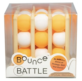 Bounce Battle Wood Edition Game Set with Battle Cards